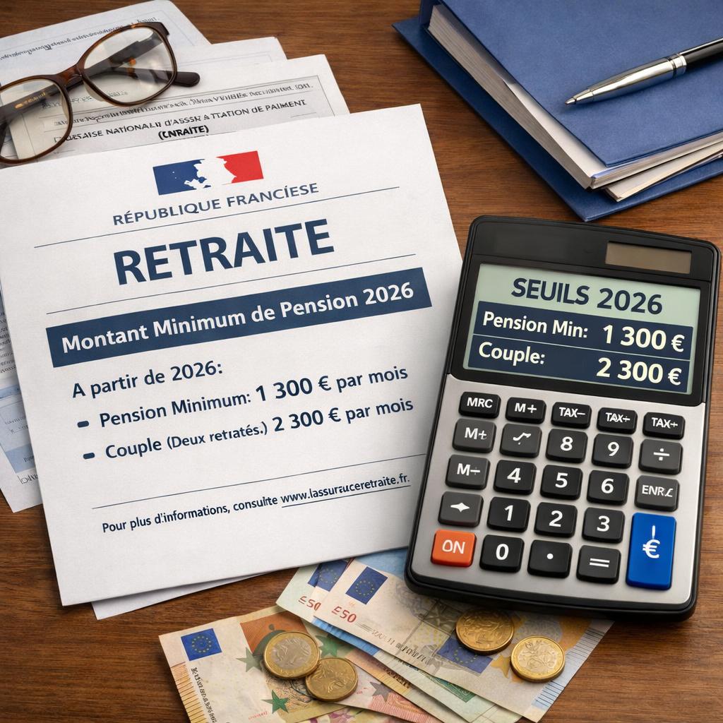 Minimum retraite 2026 : qui peut vraiment toucher le minimum contributif et combien ?