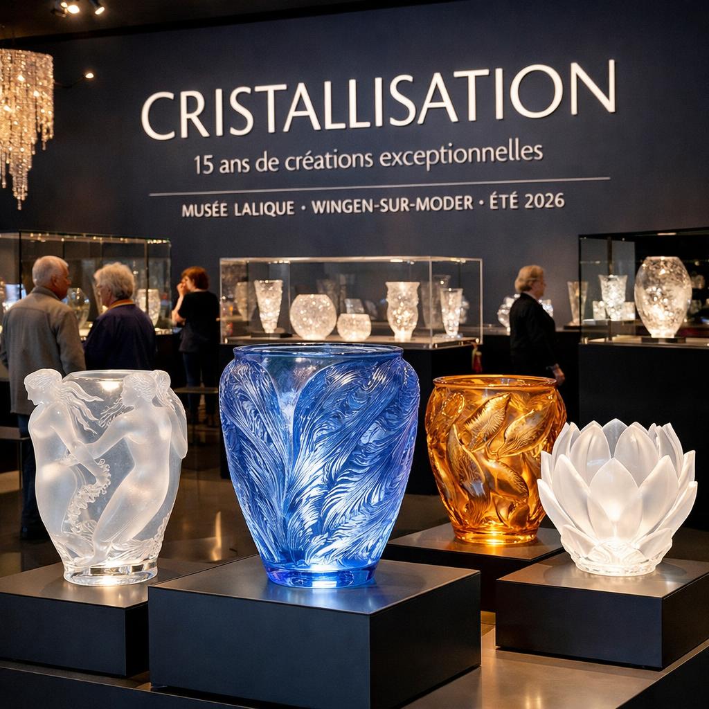 Musée Lalique en Alsace : l'exposition "Cristallisation" et l'été 2026 à Wingen-sur-Moder