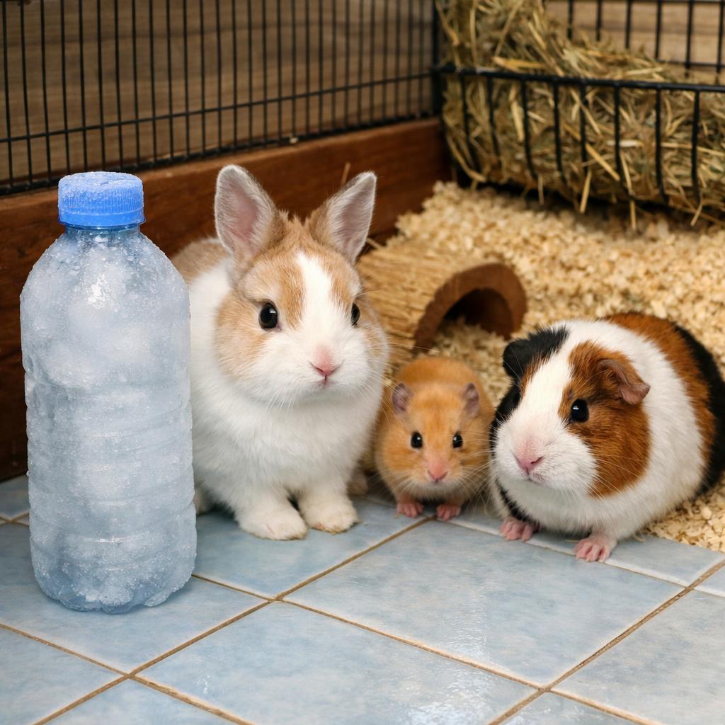 NAC et canicule : protéger lapins, hamsters, cochons d'Inde et oiseaux de la chaleur