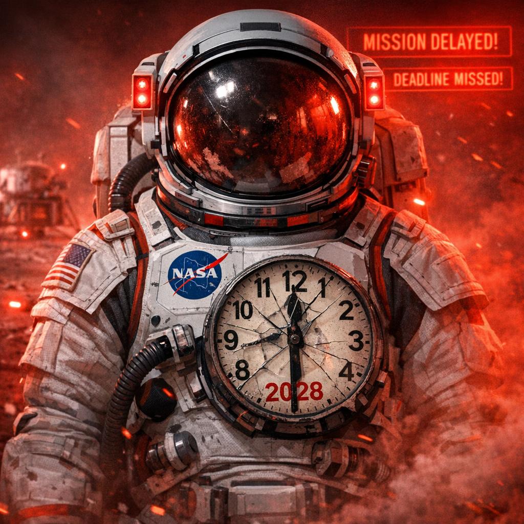 « C'est catastrophique » : la NASA n'aura pas de combinaisons prêtes pour remarcher sur la Lune en 2028