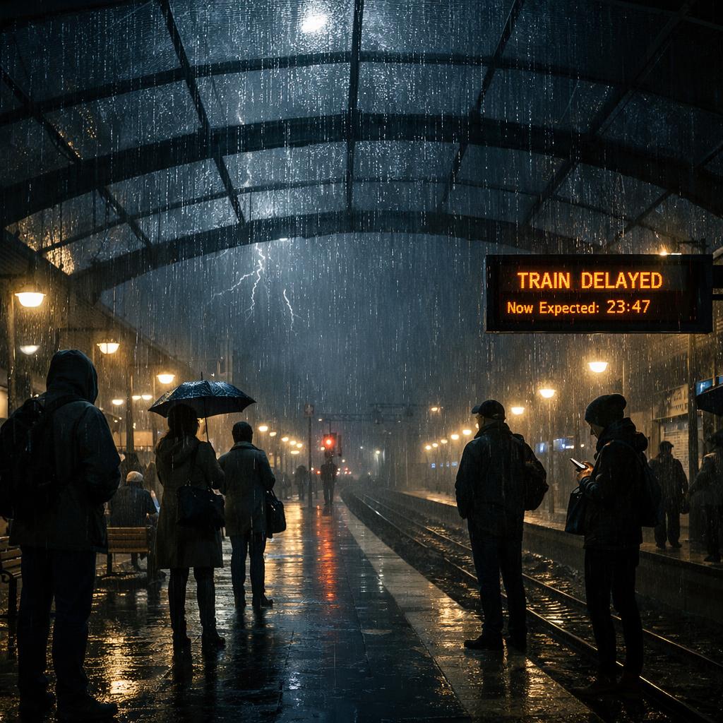 Orages du 16 juillet 2026 : trains Intercités bloqués, une nuit à Roanne