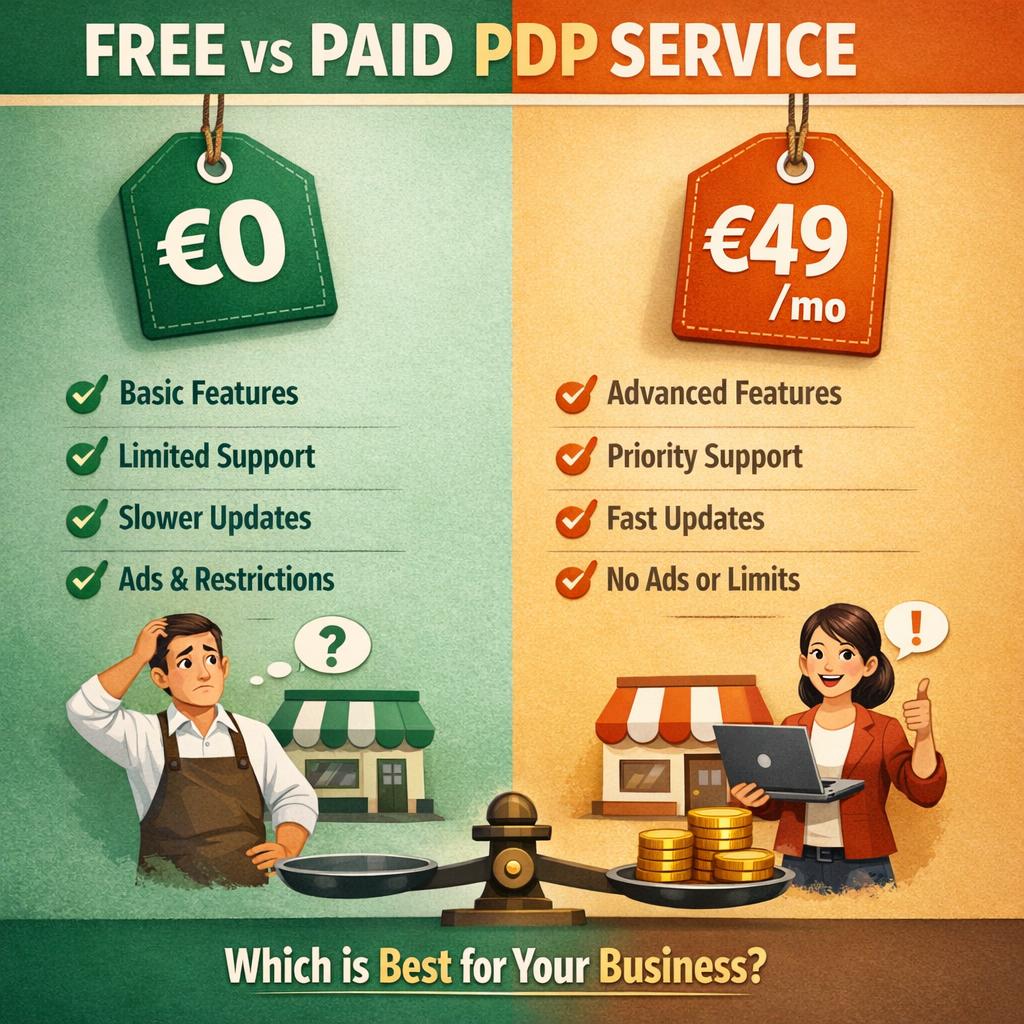 PDP gratuite ou payante : quelle solution pour les TPE ?
