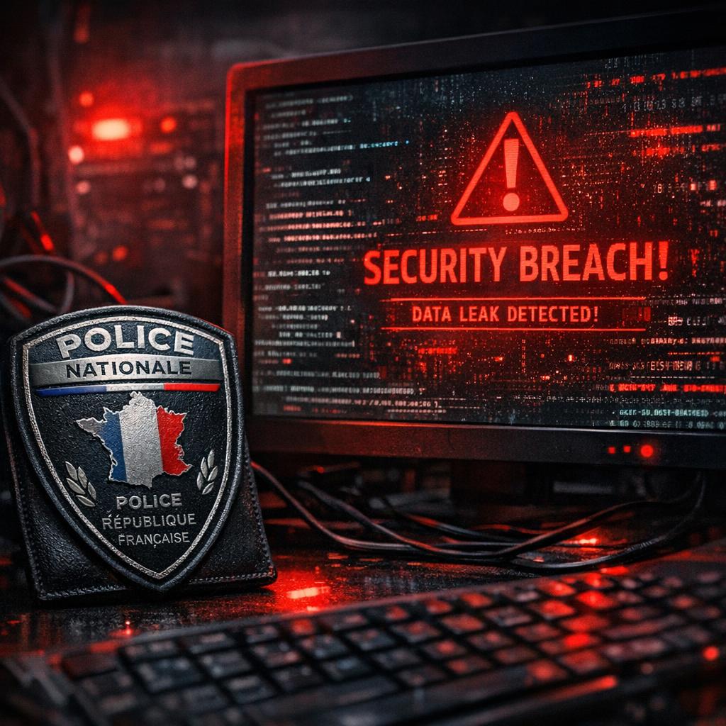 La plateforme de formation de la Police nationale piratée : des données de policiers compromises