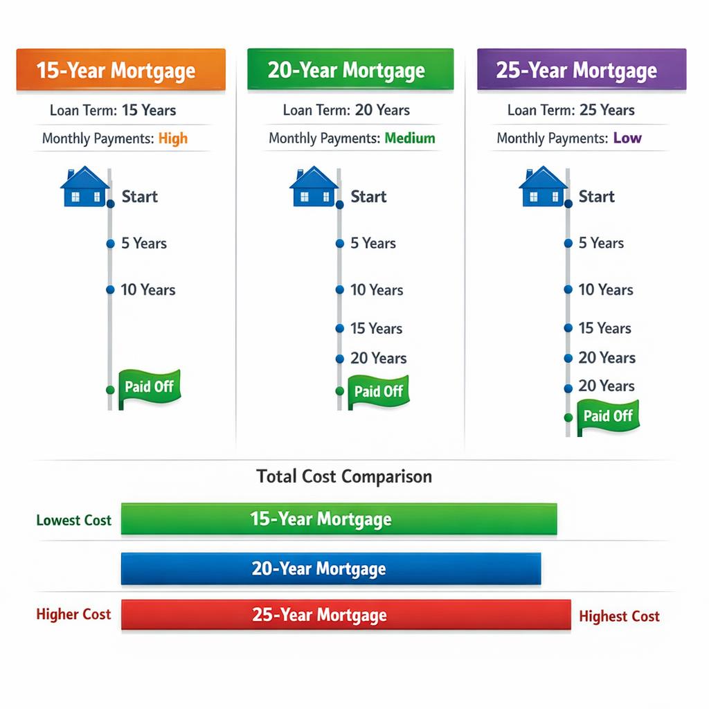 Prêt immobilier : 15, 20 ou 25 ans, les différences