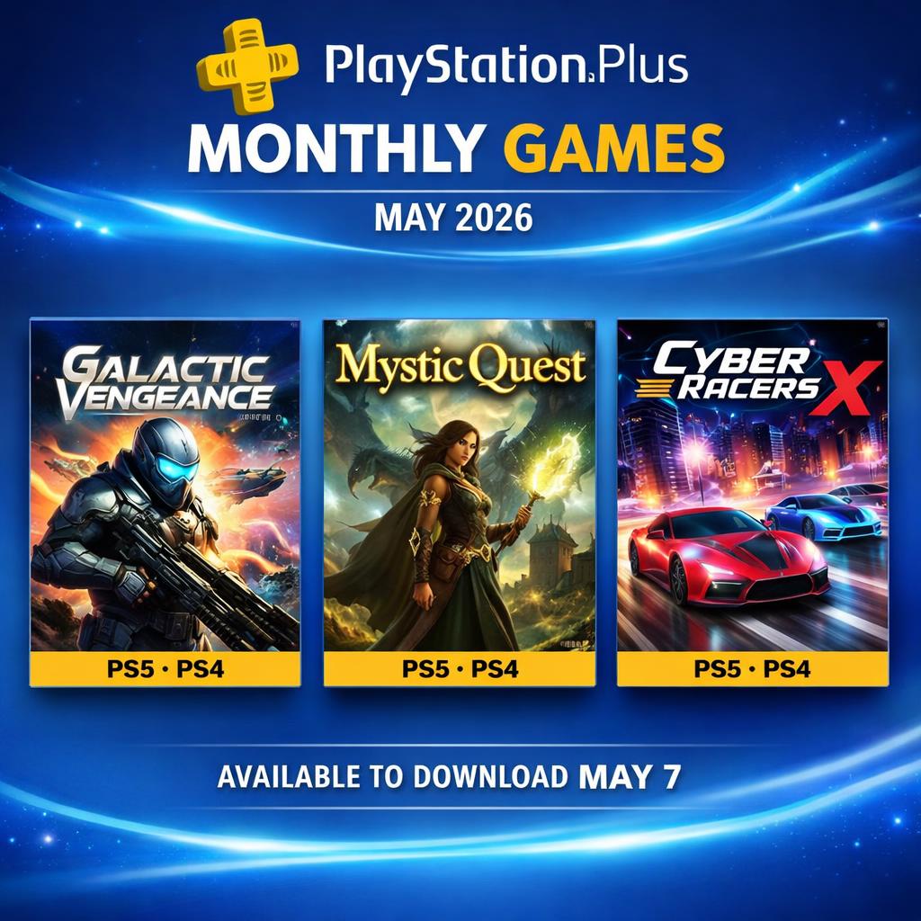 PS Plus mai 2026 : les jeux gratuits dévoilés, des vraies pépites pour les abonnés