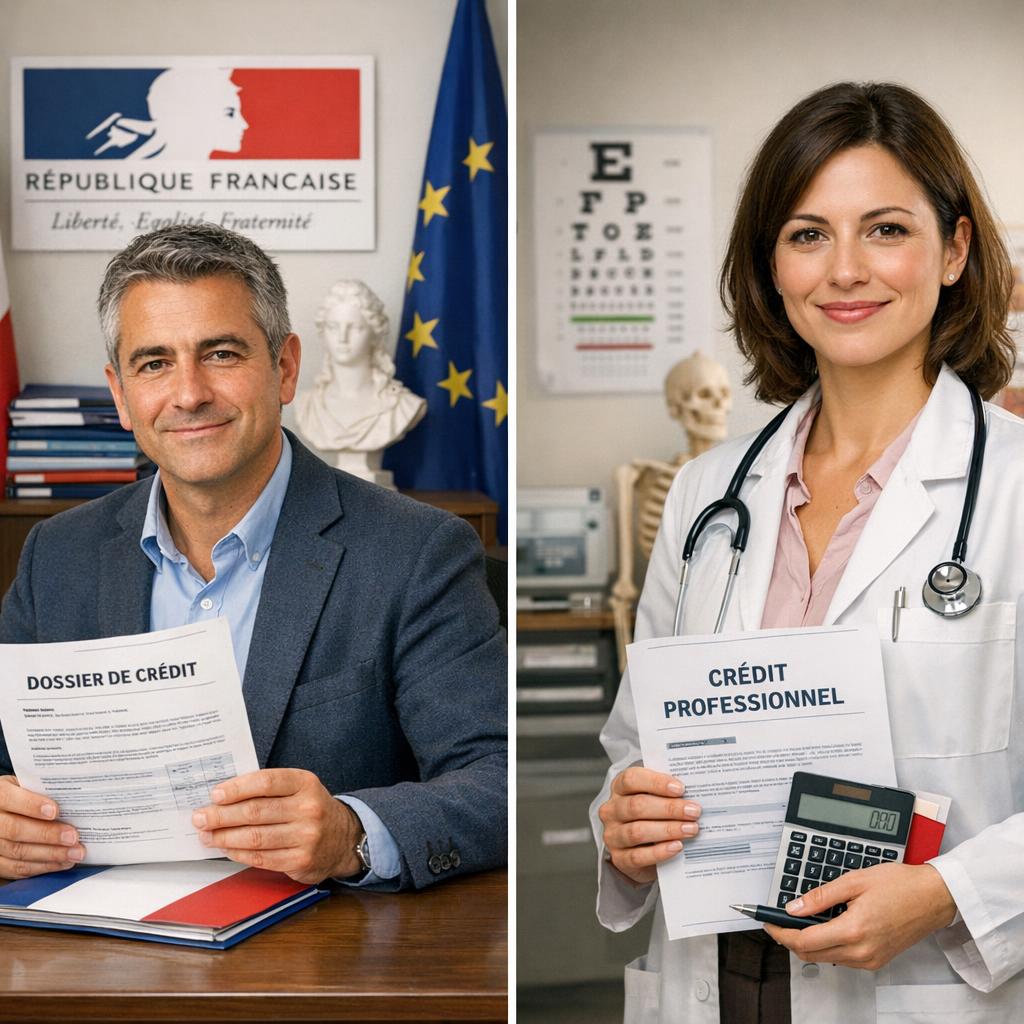 Rachat de crédit fonctionnaires et professions libérales