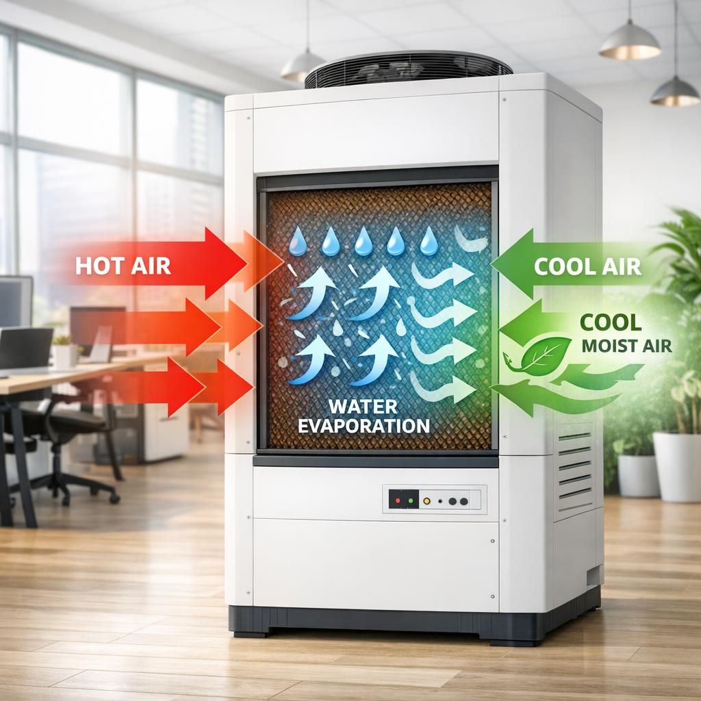 Rafraîchissement adiabatique : guide complet, principe et fonctionnement