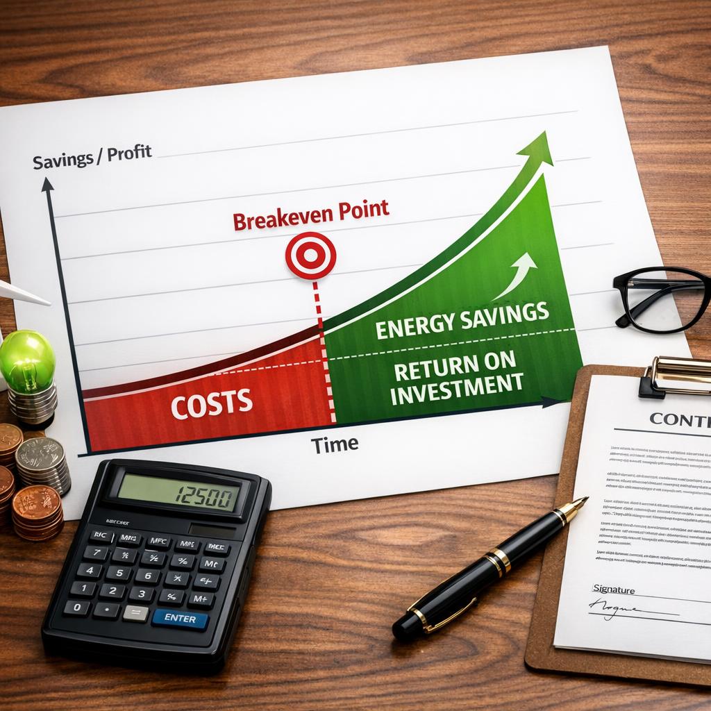 Rafraîchissement adiabatique : rentabilité et amortissement en 5 à 10 ans