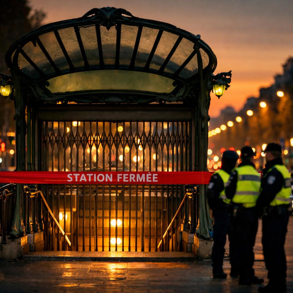 France-Maroc ce soir : 7 stations de métro fermées et ligne 6 perturbée à Paris, la liste