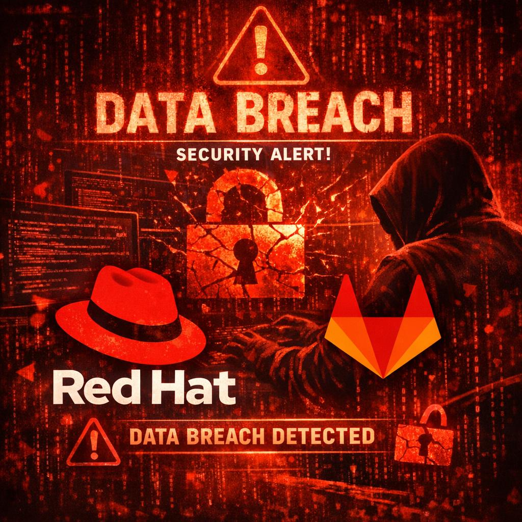 Red Hat confirme une fuite massive : 570 Go de données volées depuis GitLab