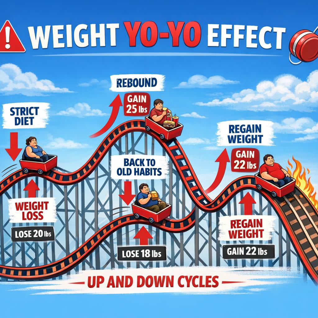 Régime yoyo : pourquoi 80% des régimes échouent et comment l'éviter