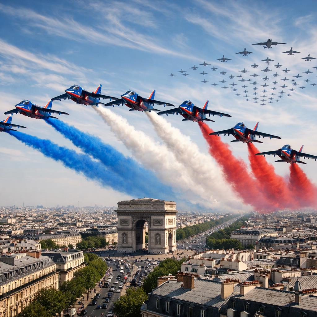 130 avions au-dessus de Paris ce 9 juillet : répétition inédite du défilé aérien du 14 Juillet 2026