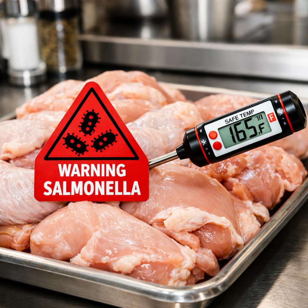 Salmonellose : symptômes, aliments rappelés en 2026 et comment se protéger