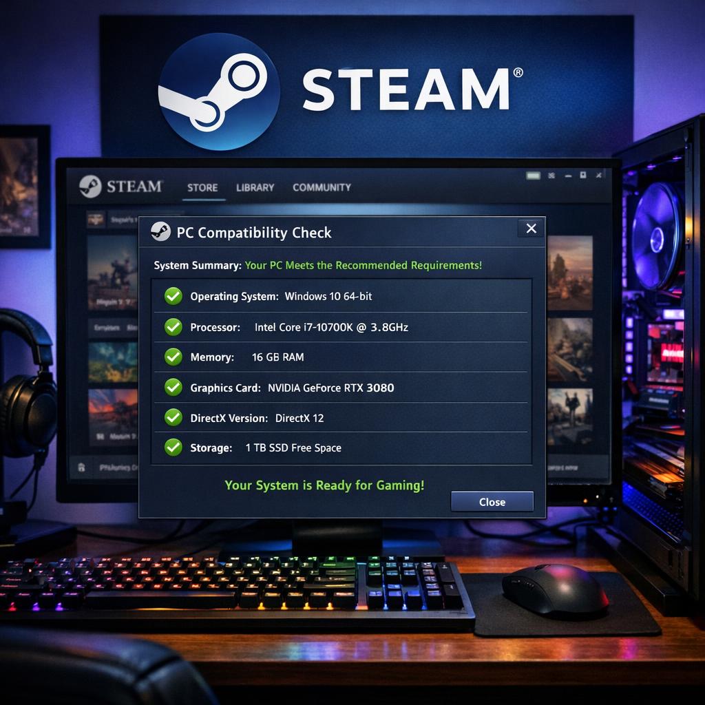 Steam veut enfin répondre à la grande question : est-ce que ça va tourner sur mon PC ?