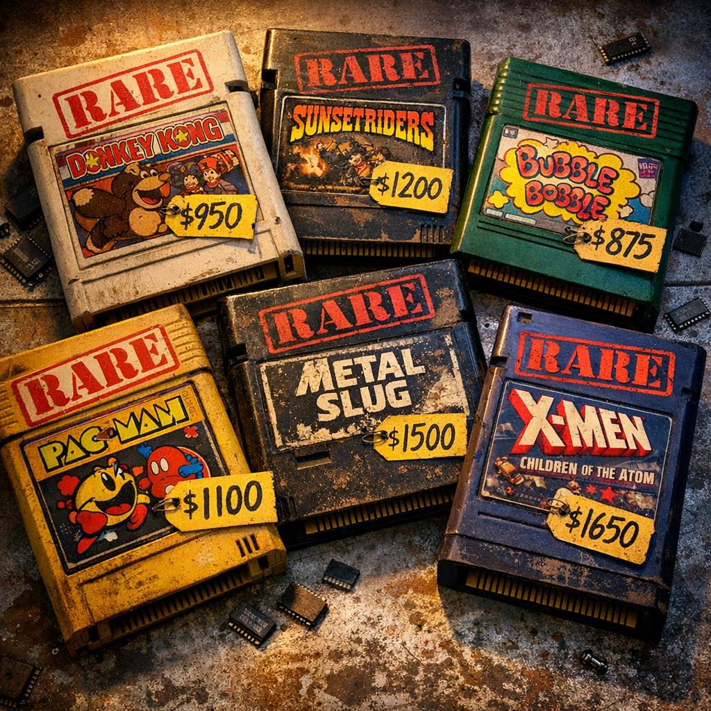 Top 10 des jeux Neo Geo MVS les plus rares à collectionner