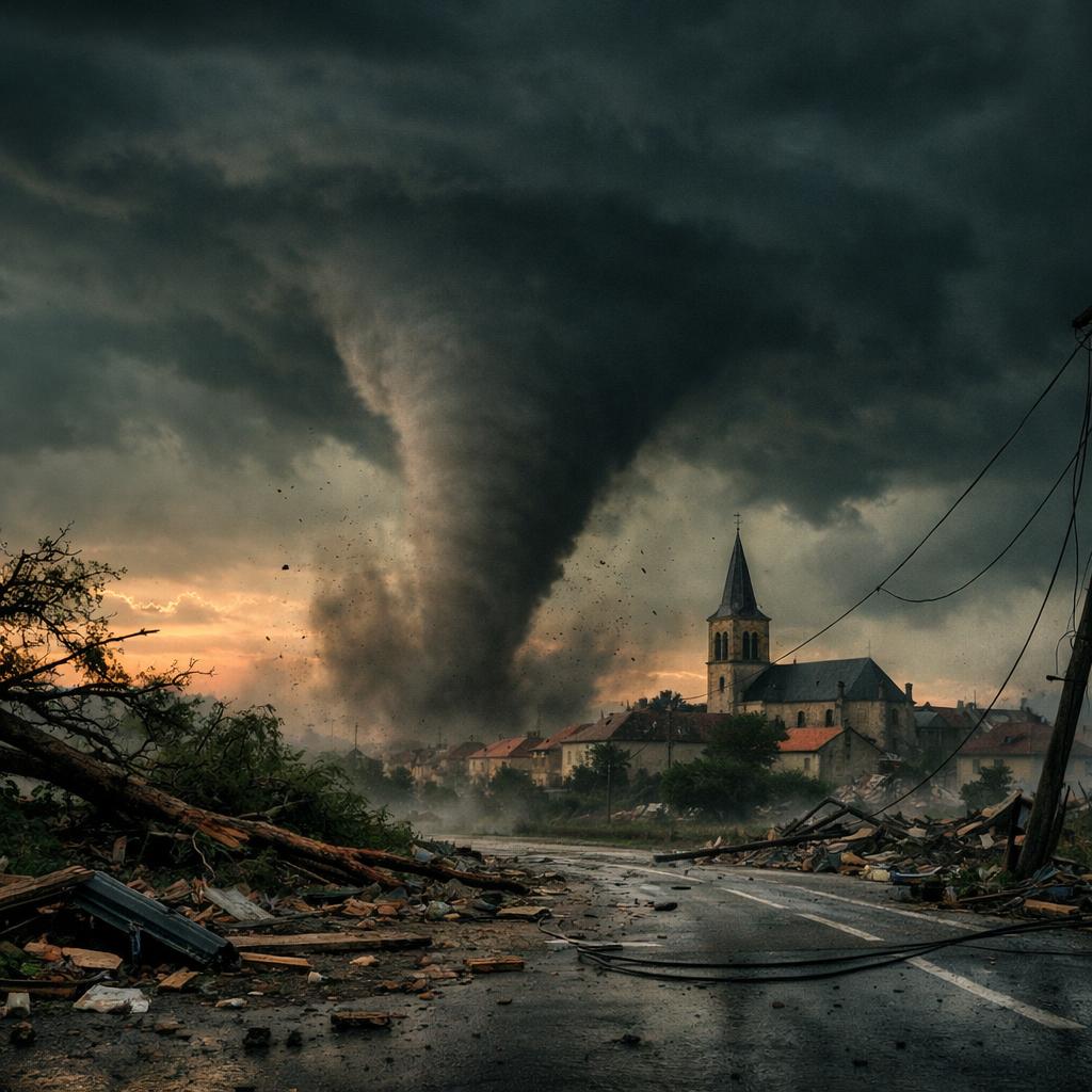 Tornade à Saint-Étienne le 16 juillet 2026 : dégâts et 8 000 foyers sans électricité