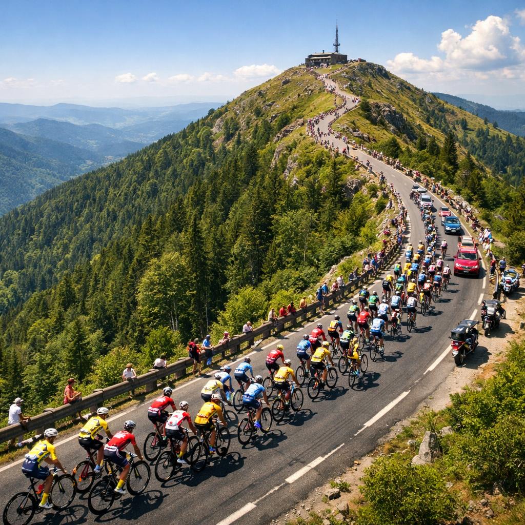 Tour de France 2026 étape 14 Mulhouse-Le Markstein : étape reine des Vosges ce 18 juillet