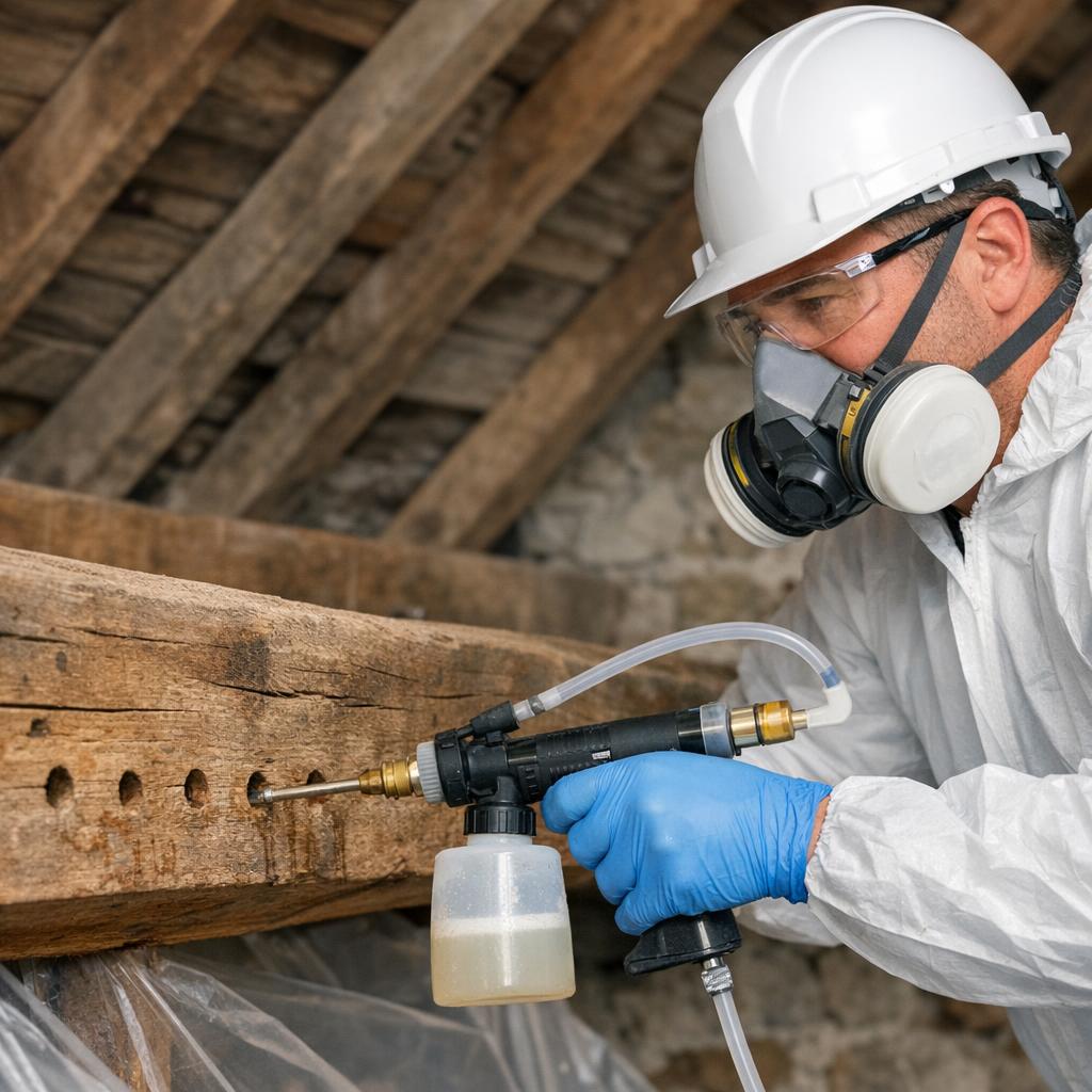 Prix du traitement de charpente : tarifs, injection et budget à prévoir