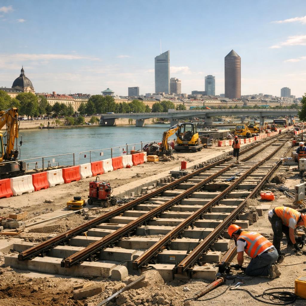 Travaux transports Lyon été 2026 : T3, T7 et Rhônexpress interrompus, comment s'organiser