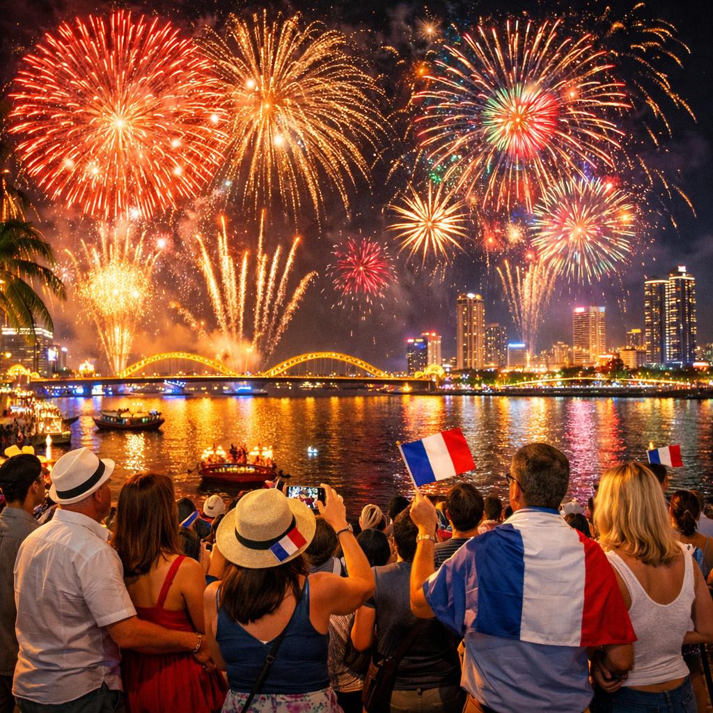 Vietnam : le Festival de feux d'artifice de Da Nang atteint sa finale ce 11 juillet, exemption visa pour les Français