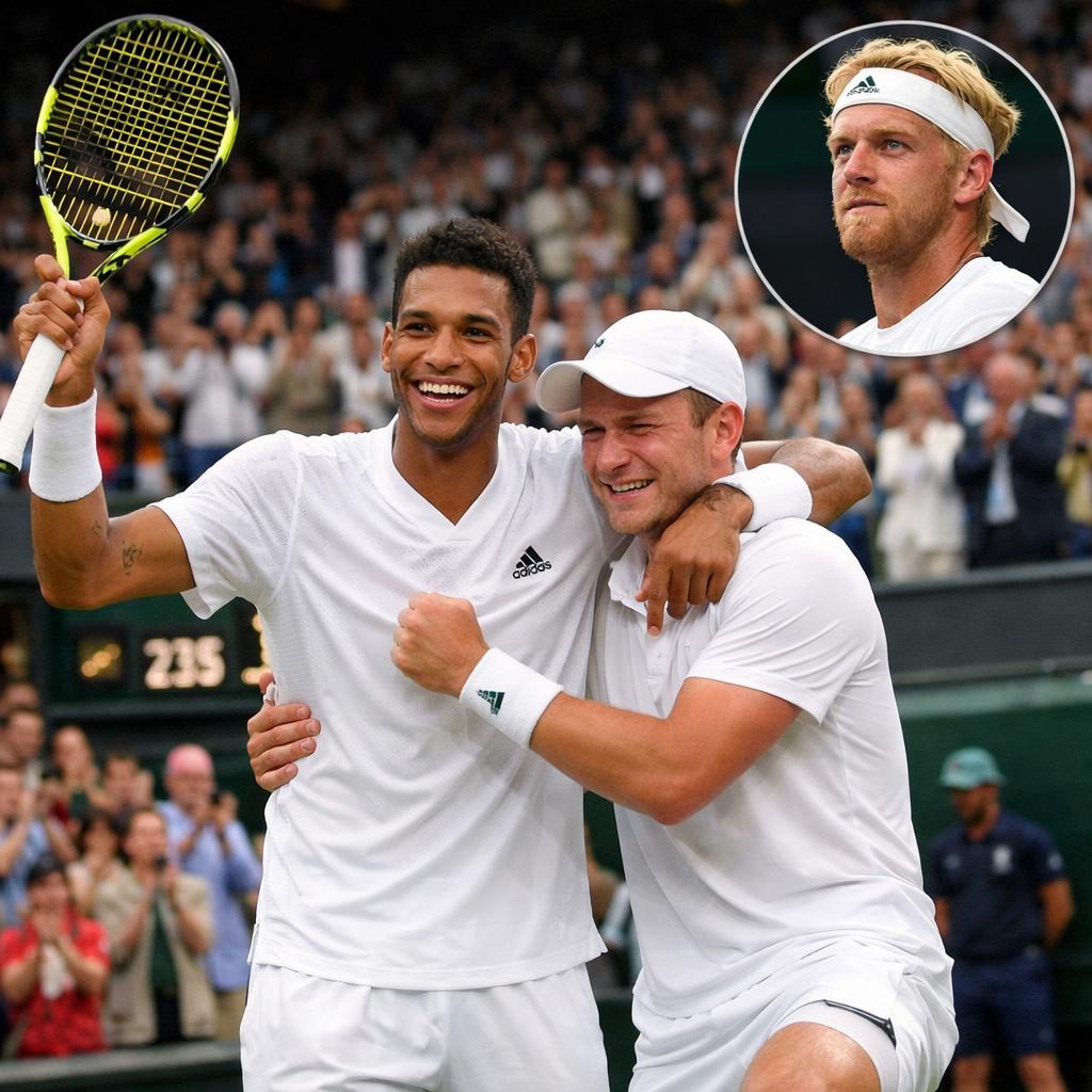 Wimbledon 2026 jour 5 : Auger-Aliassime en 8es, Safiullin en larmes sort Fonseca, Davidovich Fokina passe