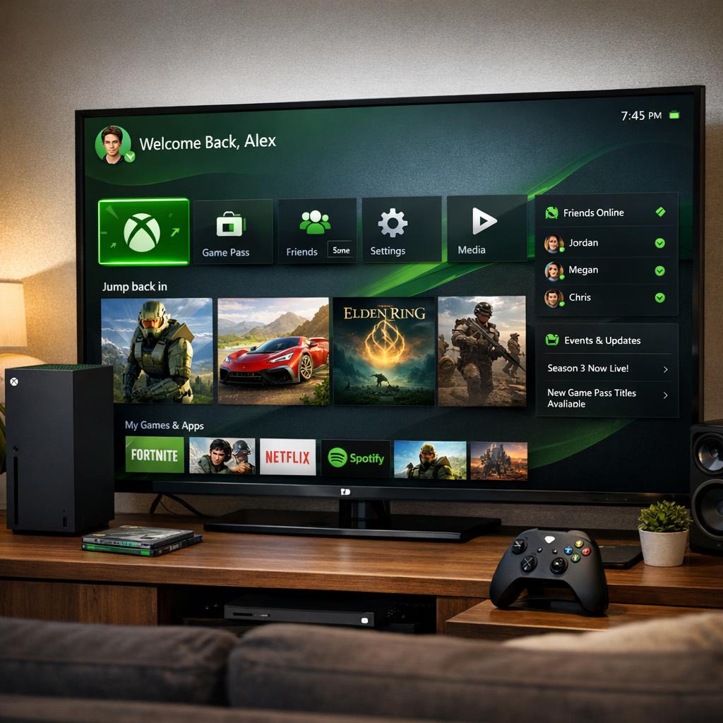 Xbox : la mise à jour d'avril 2026 déploie la refonte du système réclamée depuis des années