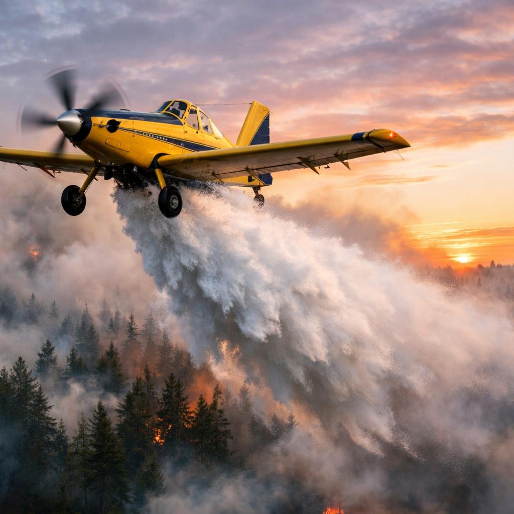 L'Air Tractor AT-802 : le petit avion polyvalent anti-feu qui complète le Canadair en France