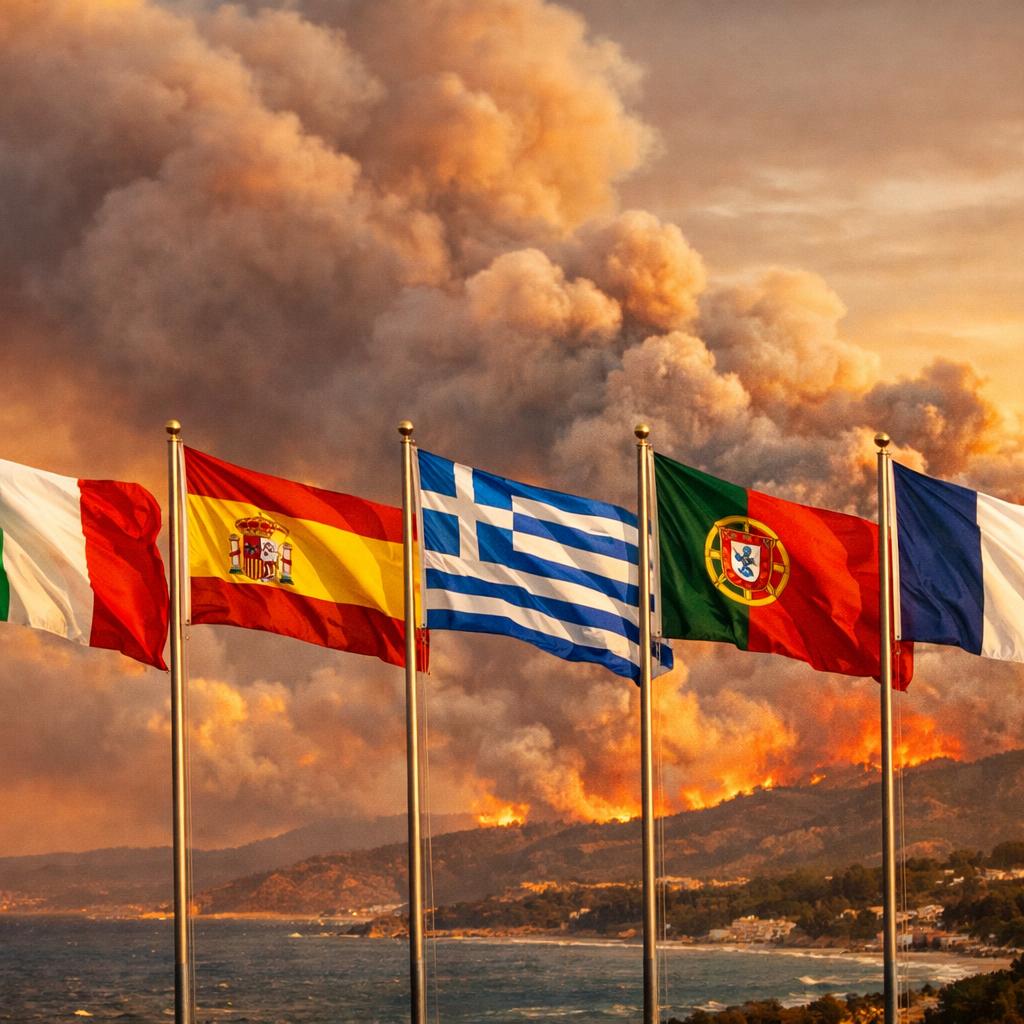 Incendies été 2026 : France, Espagne, Portugal, Grèce, Italie, le comparatif européen