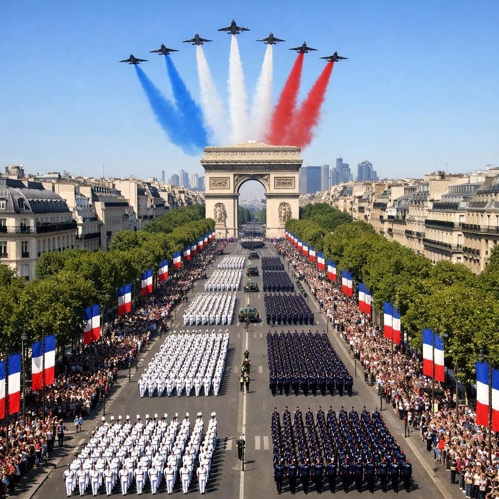Défilé du 14-Juillet 2026 : bilan d'une édition historique et record pour le dernier défilé de Macron