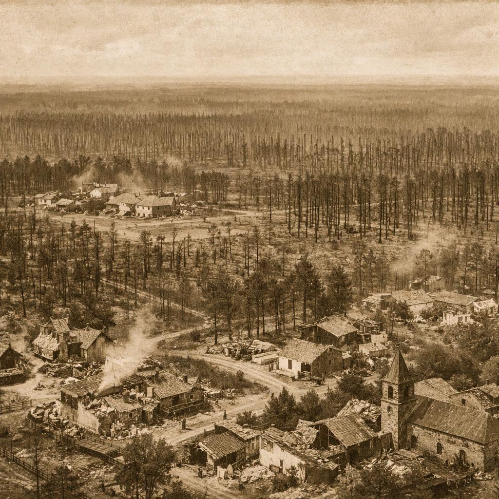 Incendie des Landes de 1949 : Cestas, Saucats, Canéjan, Marcheprime, Mios, La Brède, les six villages girondins meurtris par le Grand Feu