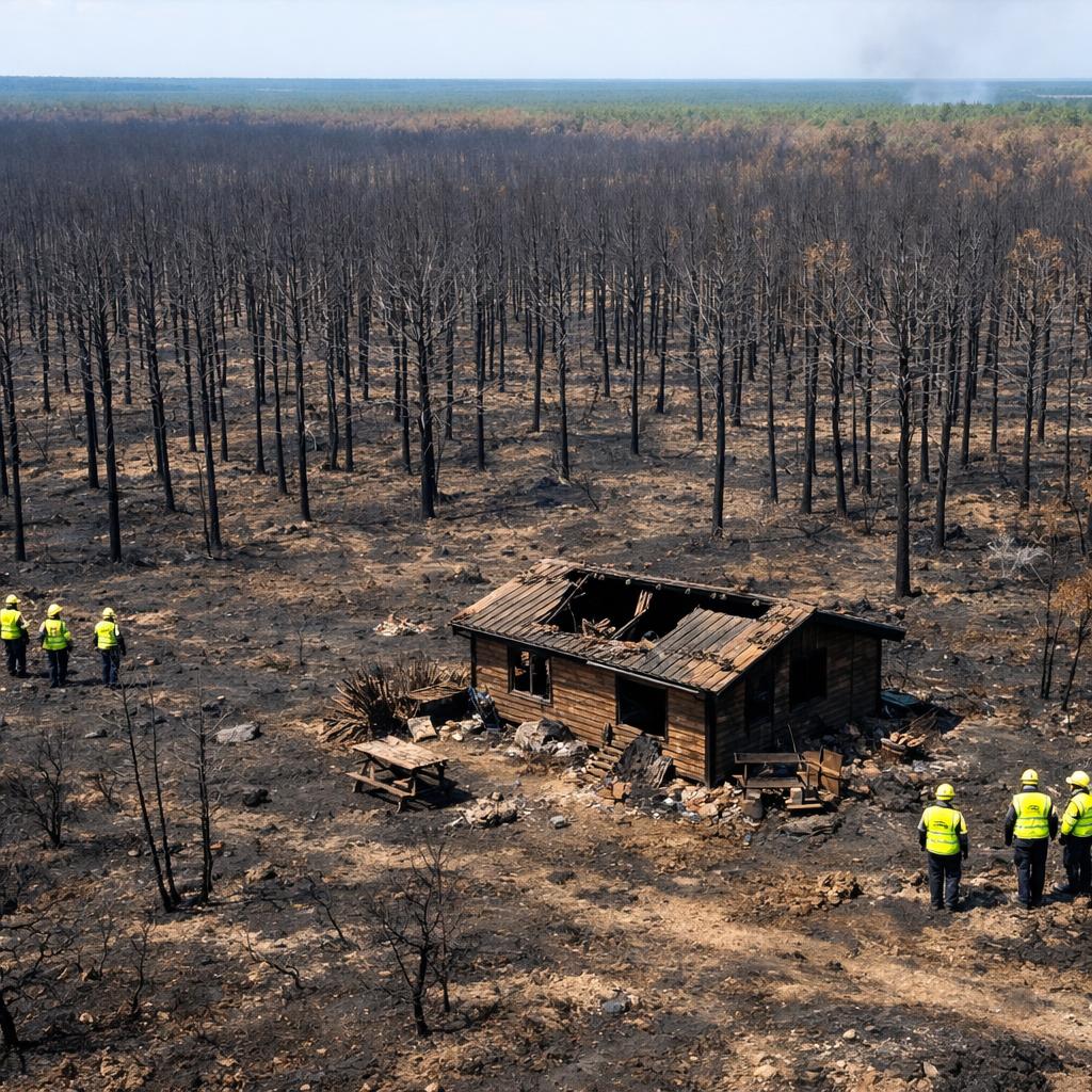 Incendie du Médoc 22 juillet 2026 : bilan matériel provisoire, campings, routes et forêts touchés