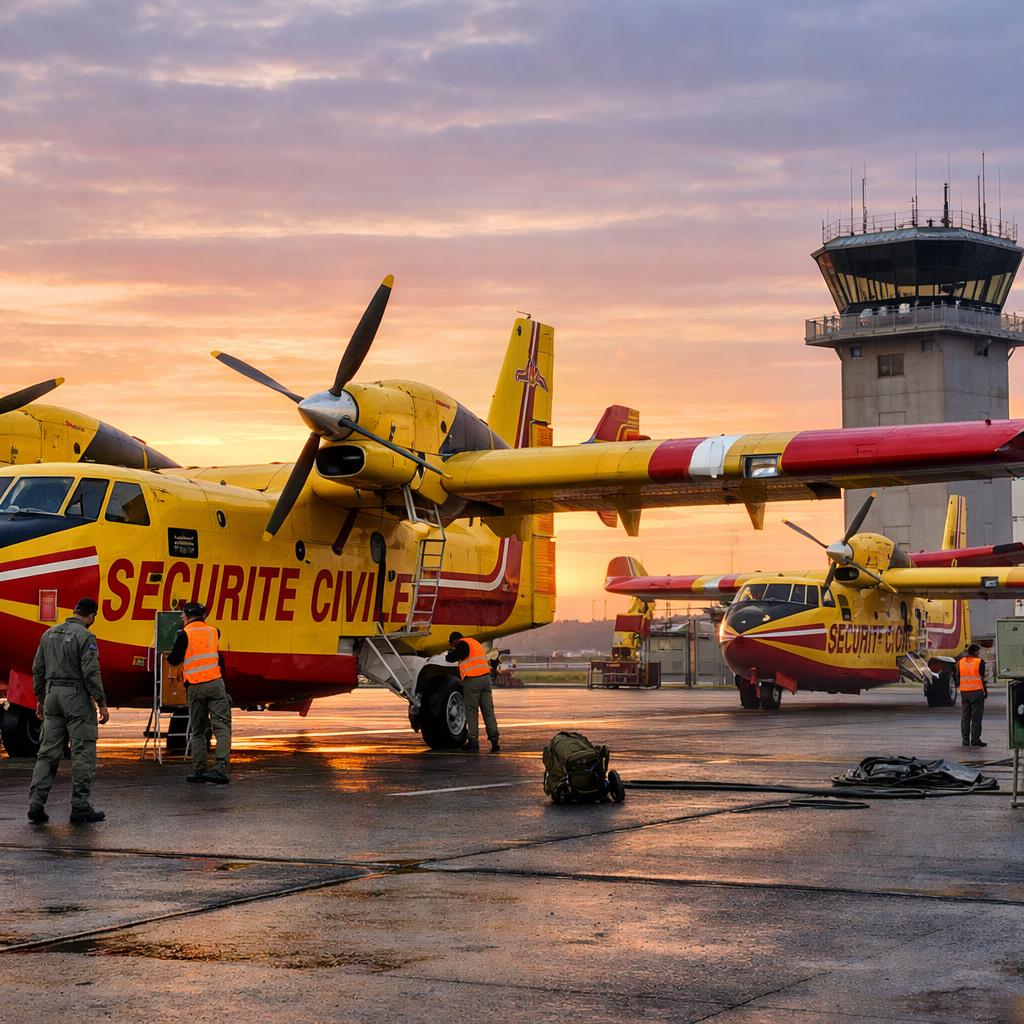 Nîmes-Garons : la seule base d'avions de la sécurité civile en France