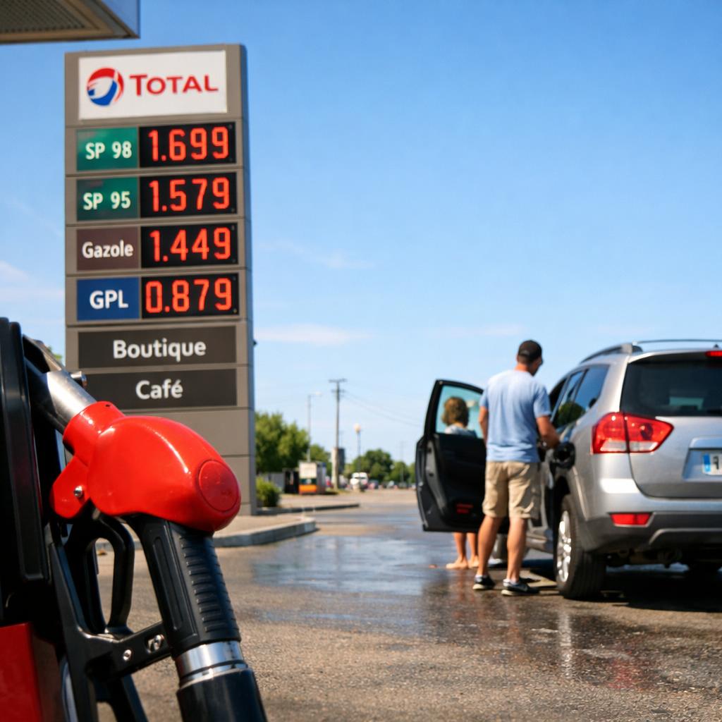 Prix des carburants ce vendredi 17 juillet 2026 : hausse générale, le Diesel repasse à 2,05 €/L en pleine période estivale