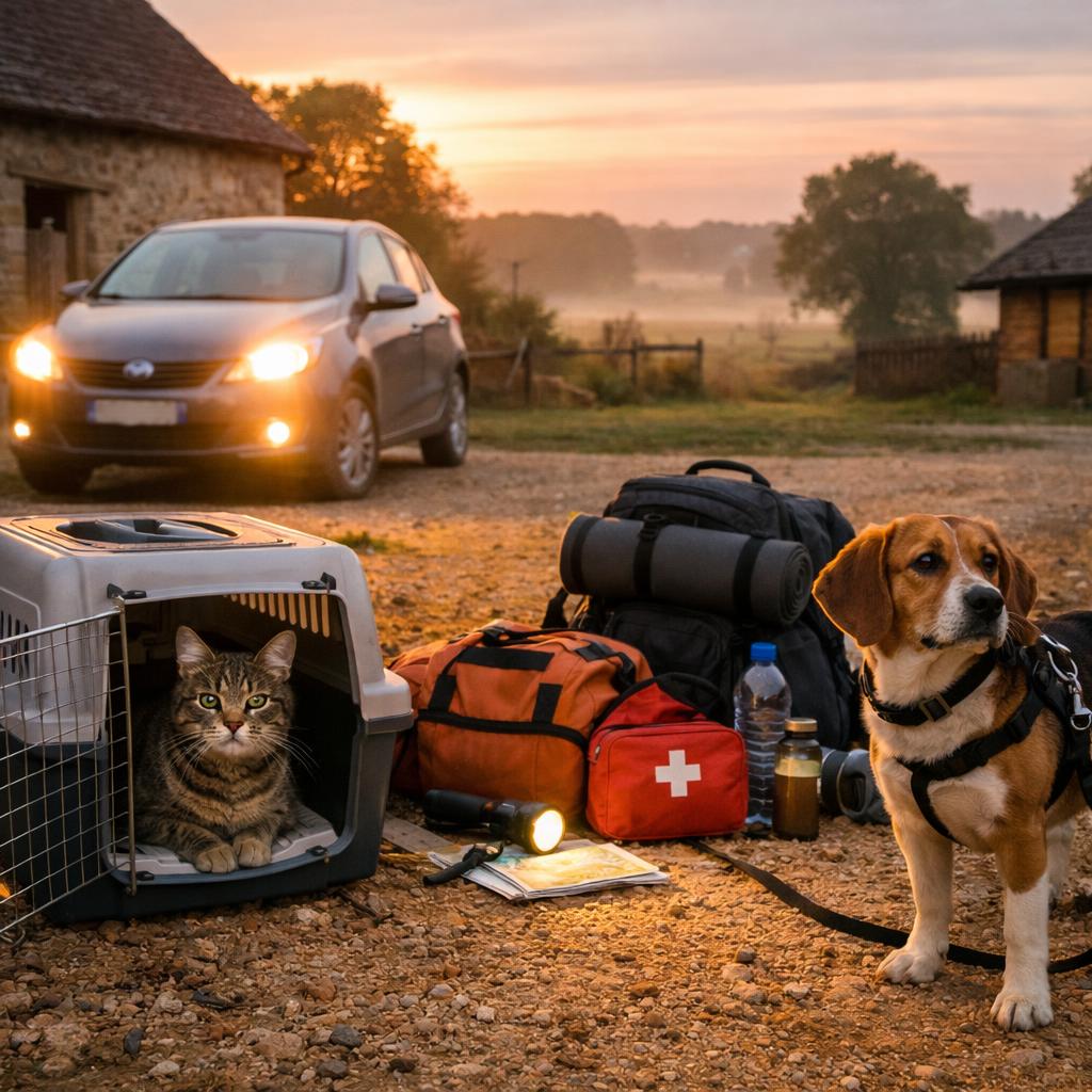 Sauver ses animaux pendant un incendie : plan d'urgence complet pour chats, chiens et NAC
