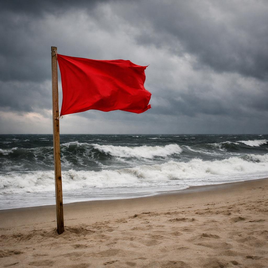 Baignade en zone interdite ou drapeau rouge : l'amende passe à 68 euros après le décret du 2 août 2026