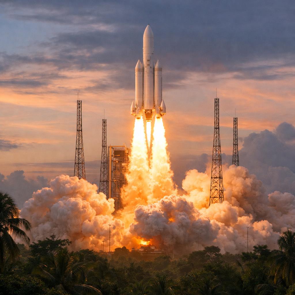 Ariane 6 : lancement le 27 août 2026 depuis Kourou avec le satellite météo MTG-I2