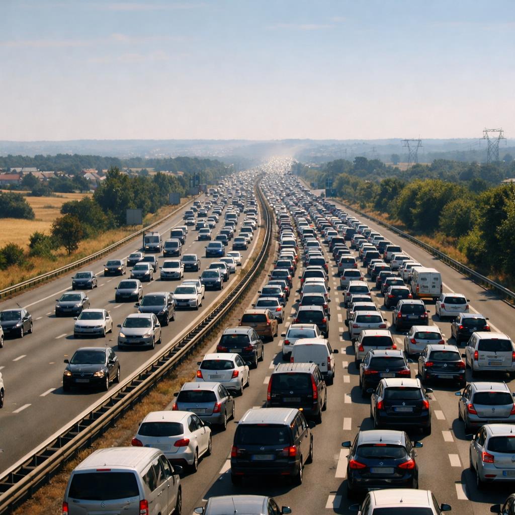 Trafic du 15 août 2026 : Bison Futé voit rouge samedi, les conseils pour éviter les bouchons