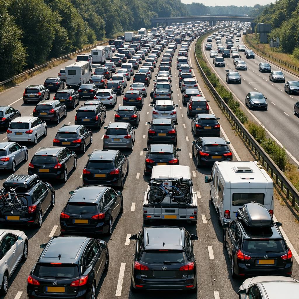 Bison Futé : samedi 8 août 2026 classé rouge dans les deux sens, les axes à éviter