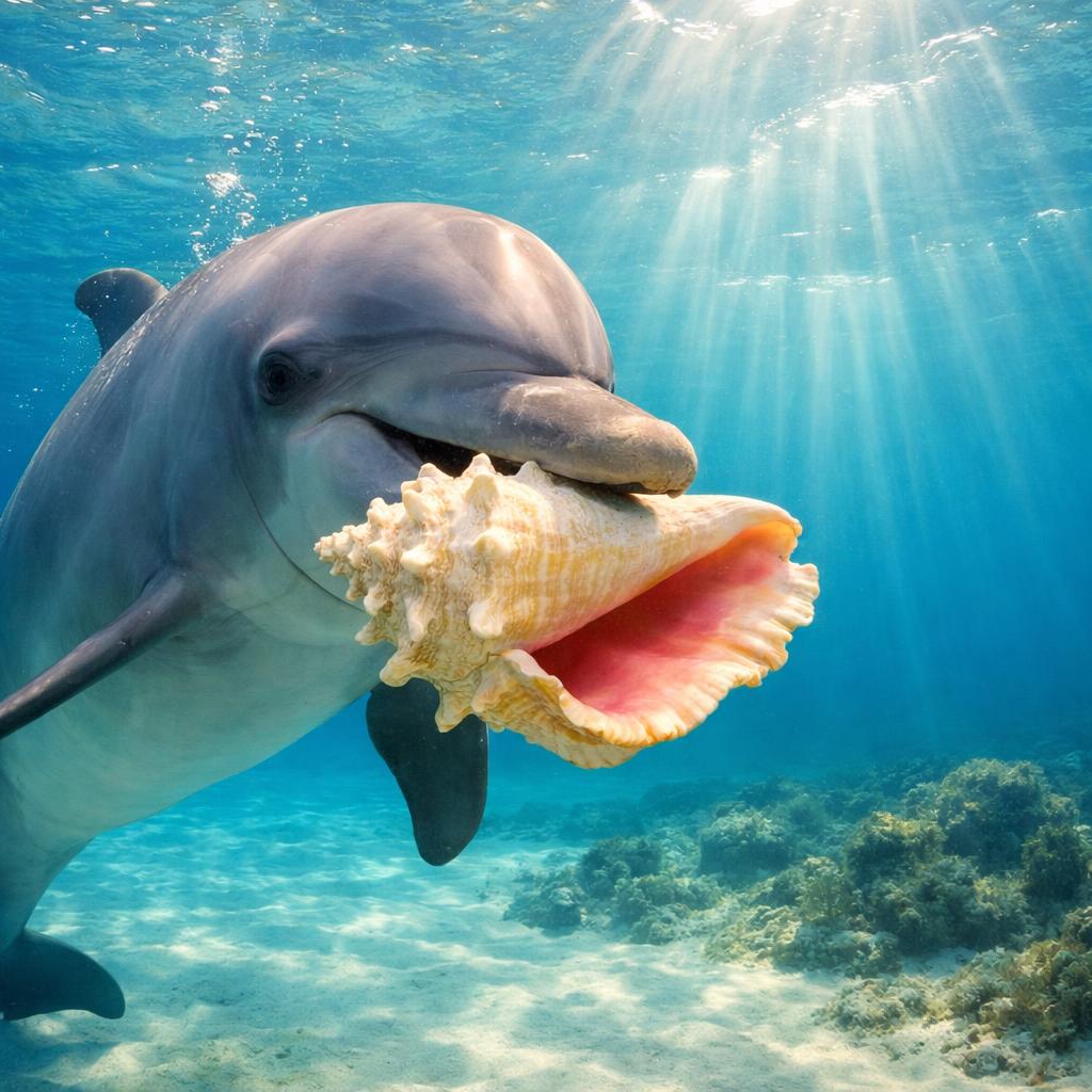 Des dauphins filmés utilisant des coquillages comme outils : ce que le « shelling » révèle de leur intelligence