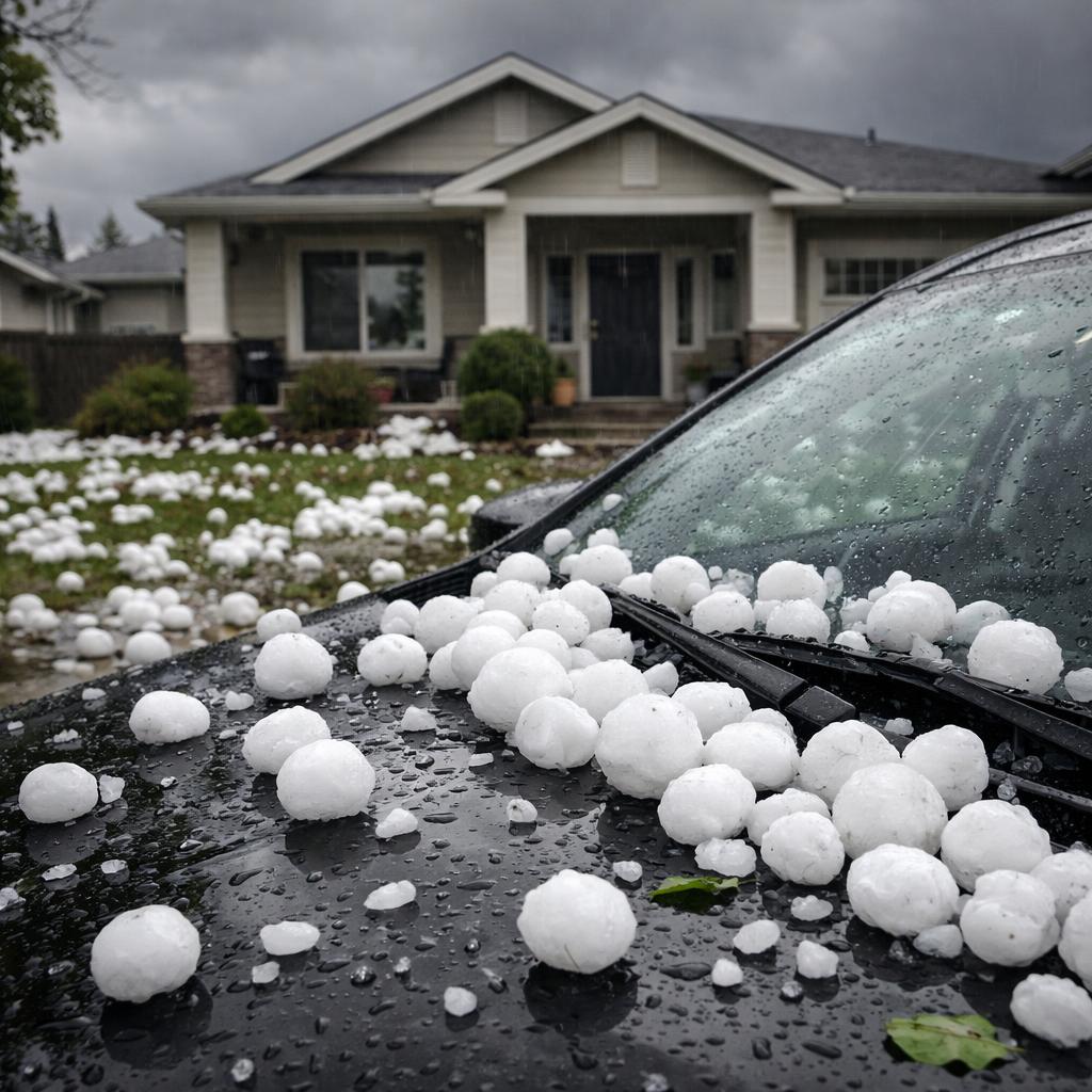 Grêle : comment protéger sa voiture, sa maison et son jardin