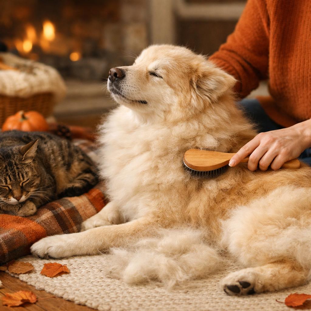 Mue d'automne du chien et du chat : le guide pour bien l'accompagner