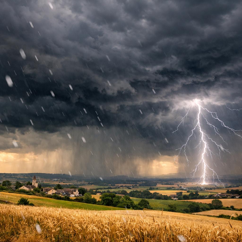 Orages : 23 départements en vigilance orange ce jeudi 27 août