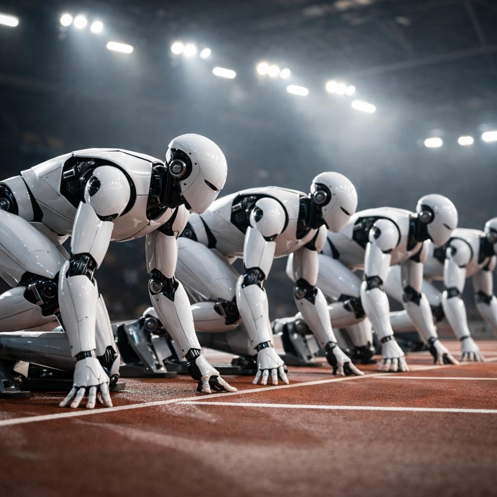 Des robots humanoides pulverisent des records sportifs a Pekin