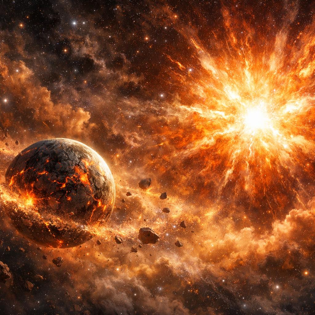 Des planètes rocheuses 100 millions d'années après le Big Bang