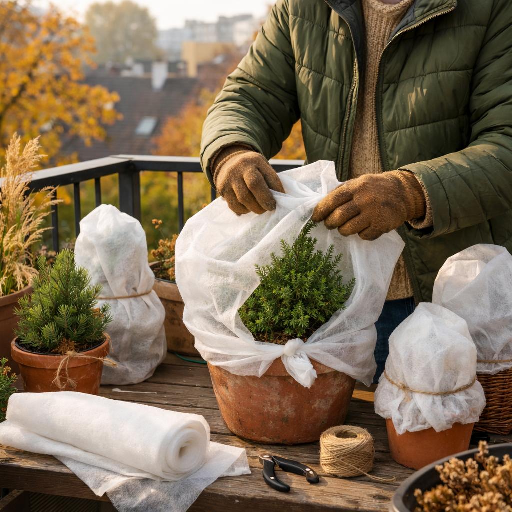 Préparer son balcon et son jardin avant les premiers froids
